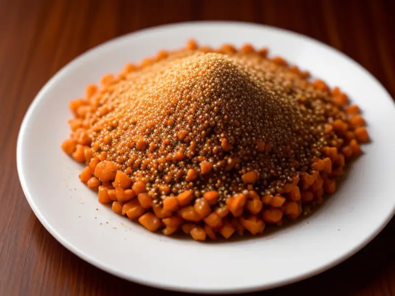 Pasta de especias de pimiento y zanahoria