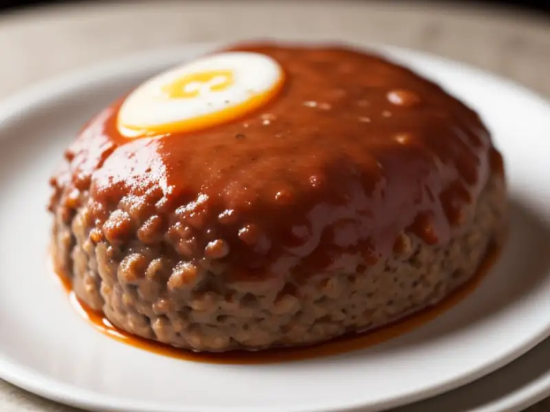 pastel de carne con especias suaves