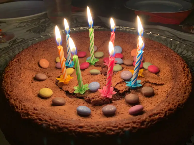 Pastel de chocolate fundente