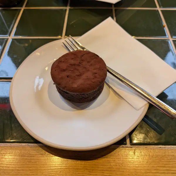 Pastel de chocolate sin harina