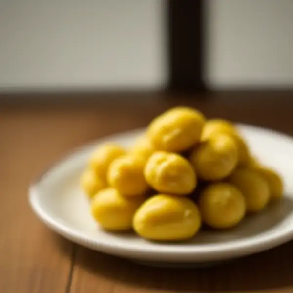 Patatine fritte di arachidi, aromatizzate con aglio