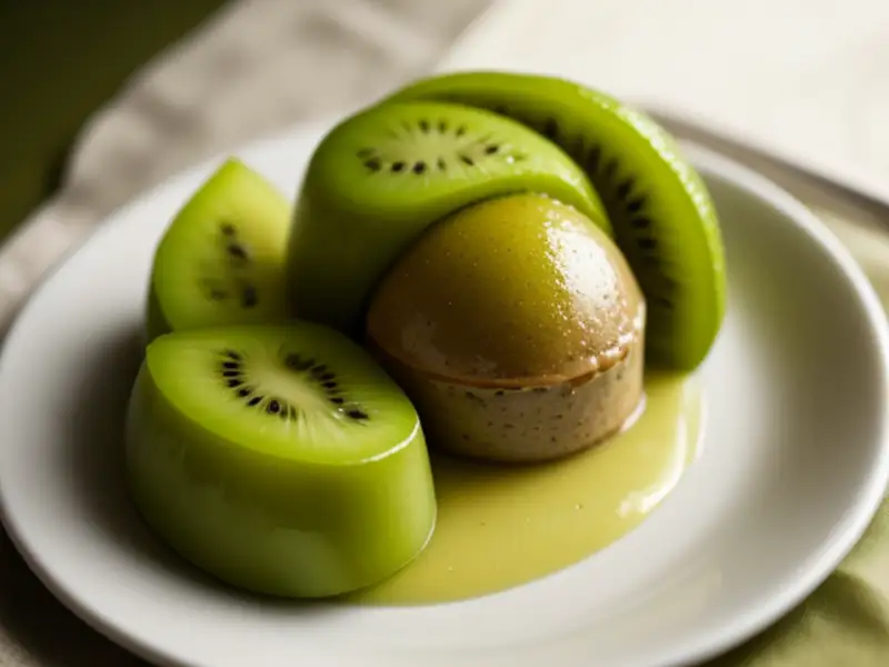 Paté di verdure e kiwi