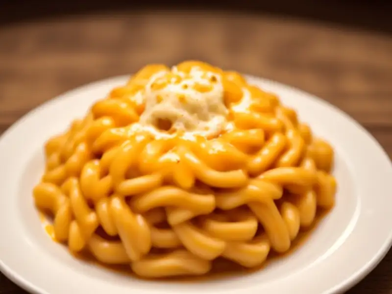 Pâtes fusilli avec sauce aux boulettes