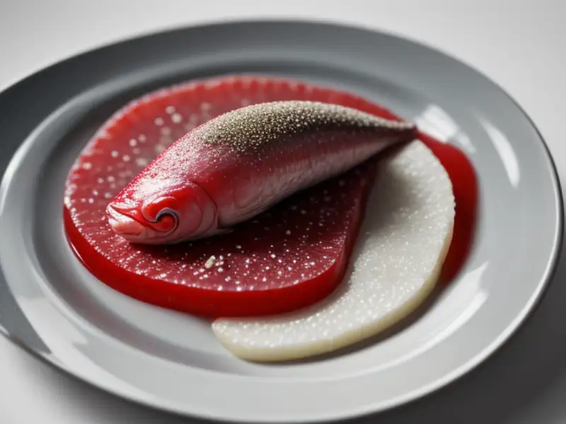 Peixe fermentado com sementes de pangium