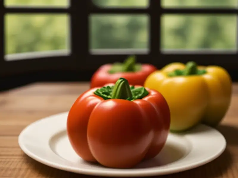Peperoni ripieni con verdure