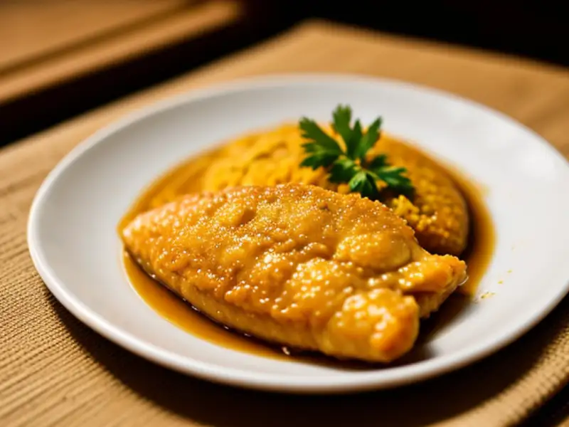 Pesce fritto speziato, tipico della cucina del Kerala