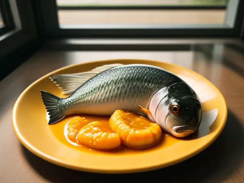 Pesce stufato con limau, una spezia malese