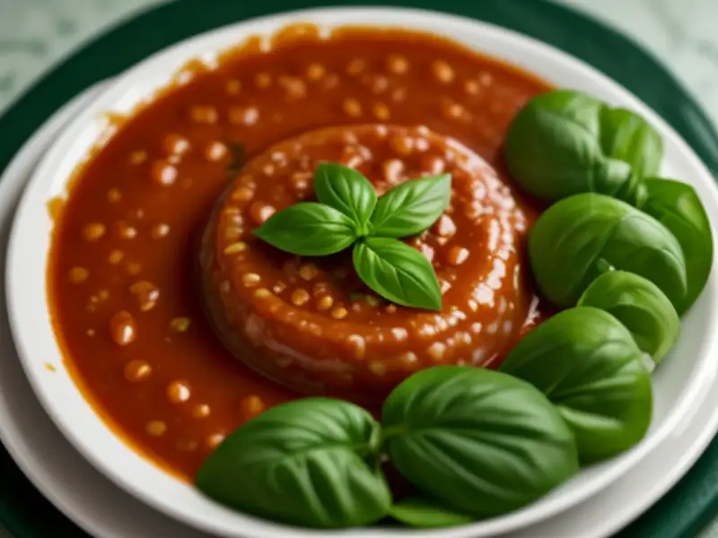 Pesto de manjericão, pinoles e parmesão