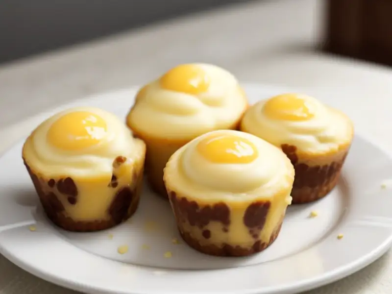 Minicheesecakes de chocolate