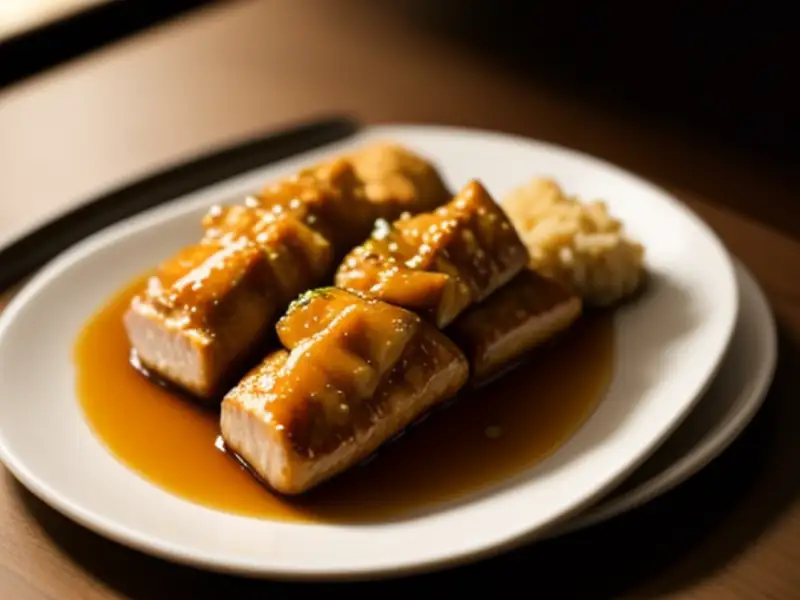 Philippine grilled chicken, soy-honey marinade