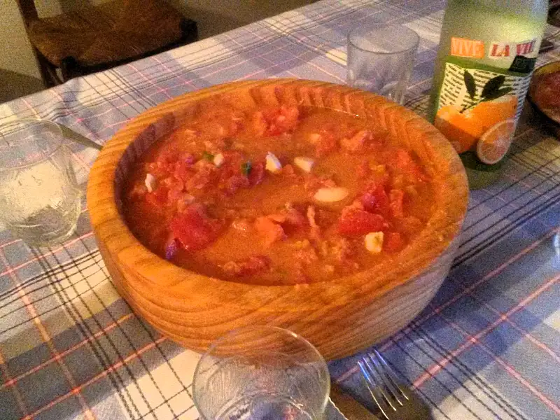 Pipirrana andalouse au thon et aux œufs