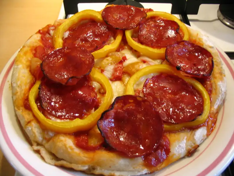Pizza com pimentão