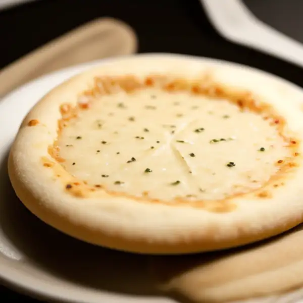 Een knapperig pizzabodem, handmatig gekneed.