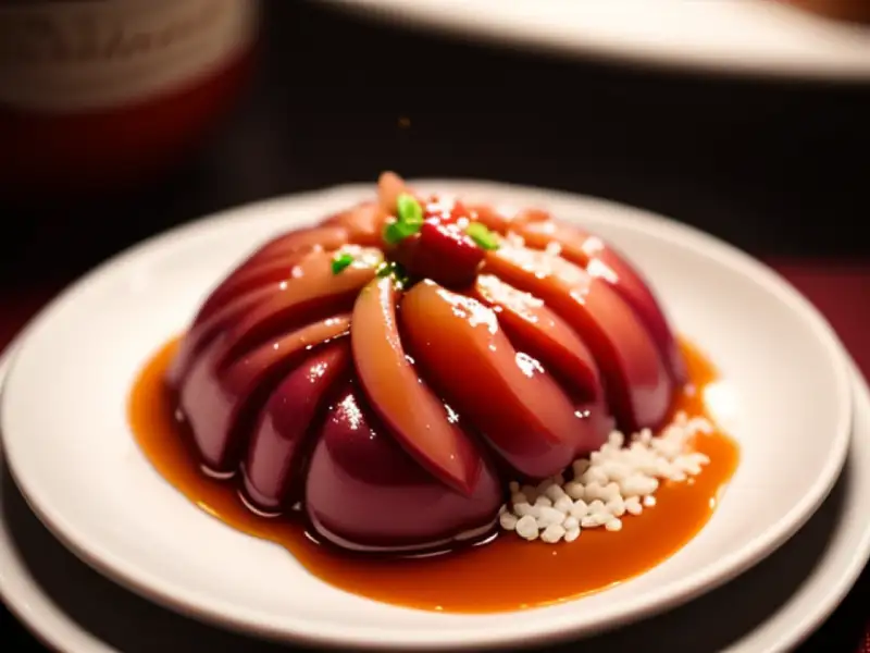 Plum and ginger sauce