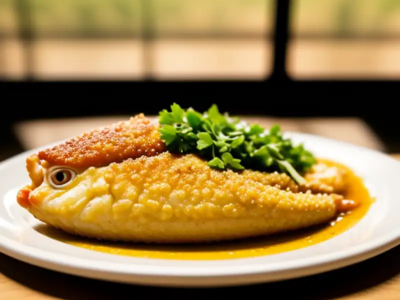 Poisson-chat frit au gingembre