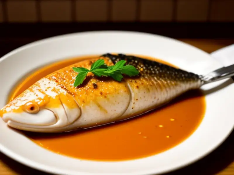 Poisson grillé au paprika