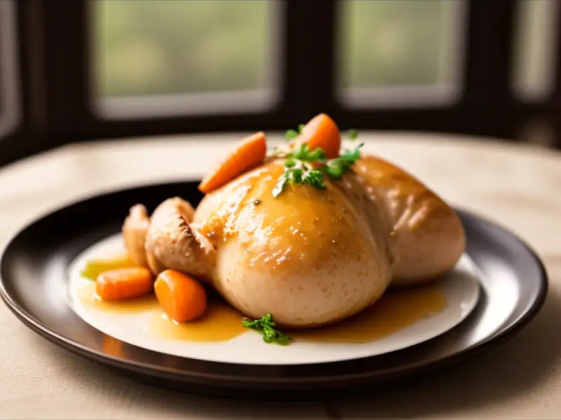 Pollo arrosto al vino bianco