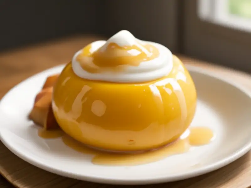 Pommes caramélisées au yaourt