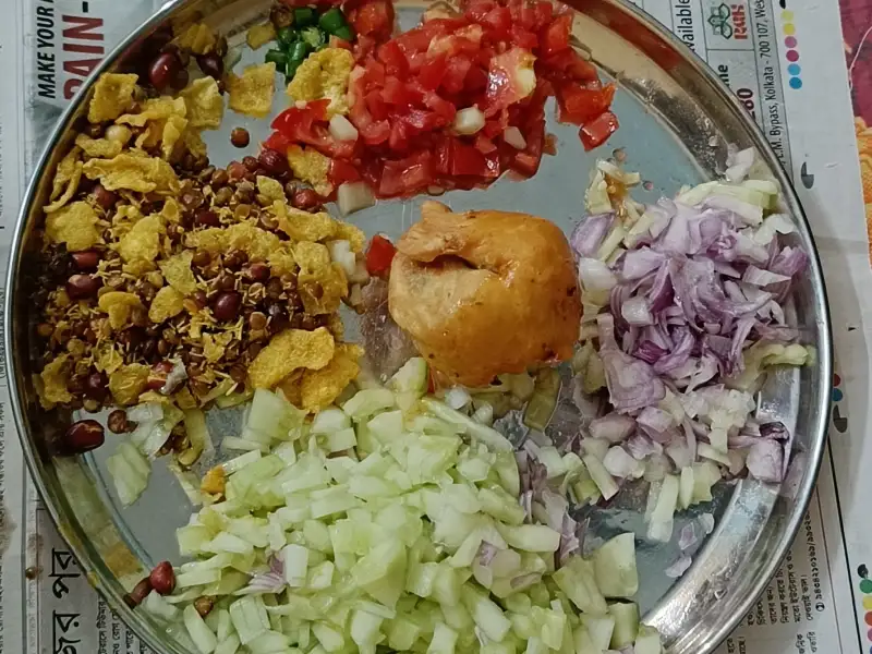 土豆泥和炸洋葱