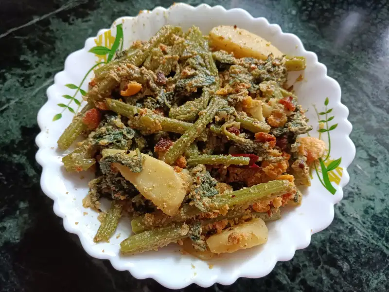 Pommes de terre et pois