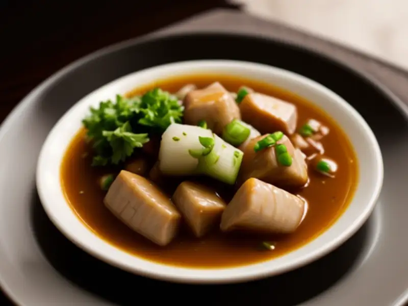 Pork stew with daikon