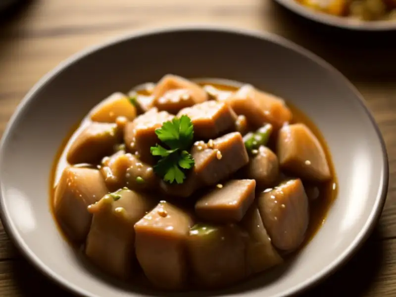 Ginger-flavored pork stew
