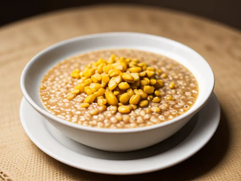 Porridge con grano saraceno e fiocchi di cereali