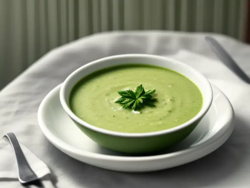 Potage aux courgettes