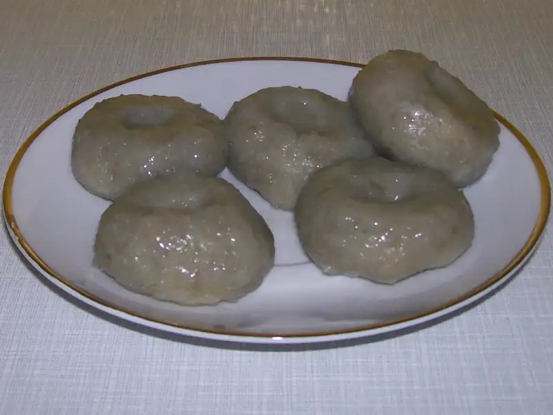 Polish-style Kluski (potato dumplings)