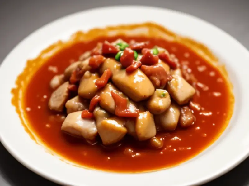 Poulet alsacien en sauce
