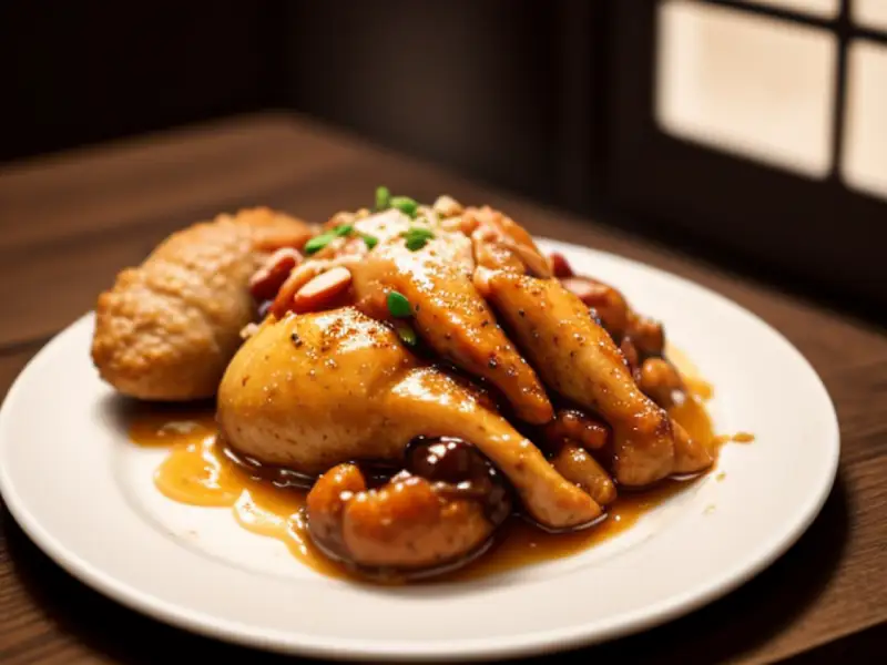 Poulet aux épices de cannelle et pruneaux