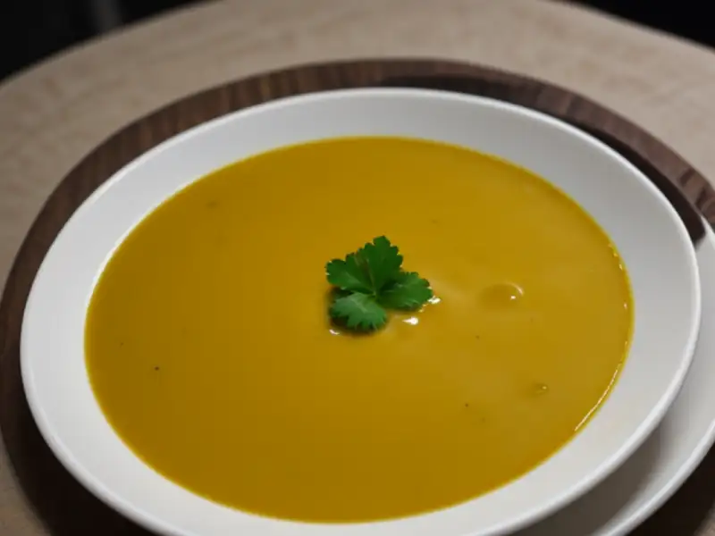Pradhaman de dal mungo com leite de coco
