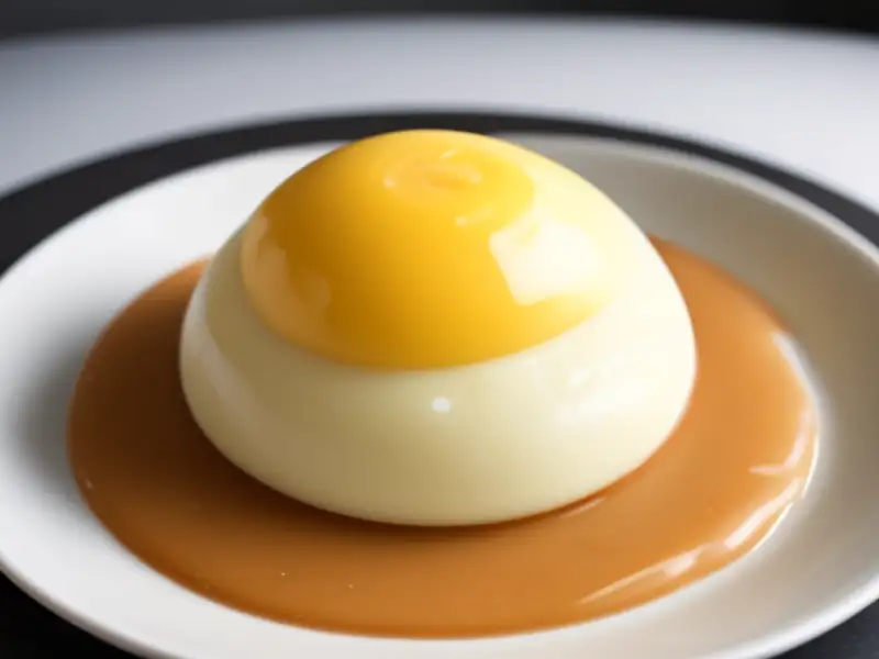 Pudding diplomático con ron y frutas confitadas.
