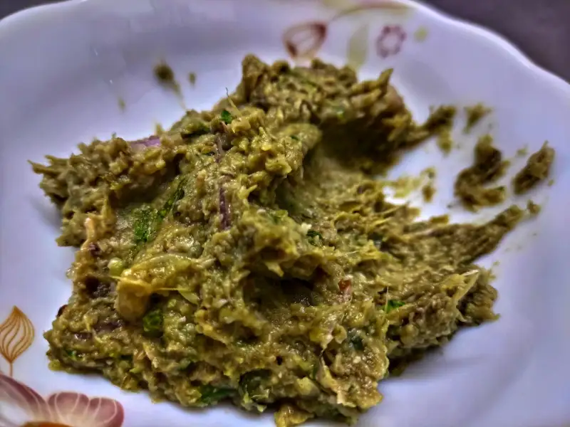 Puré de cebolla cruda picante