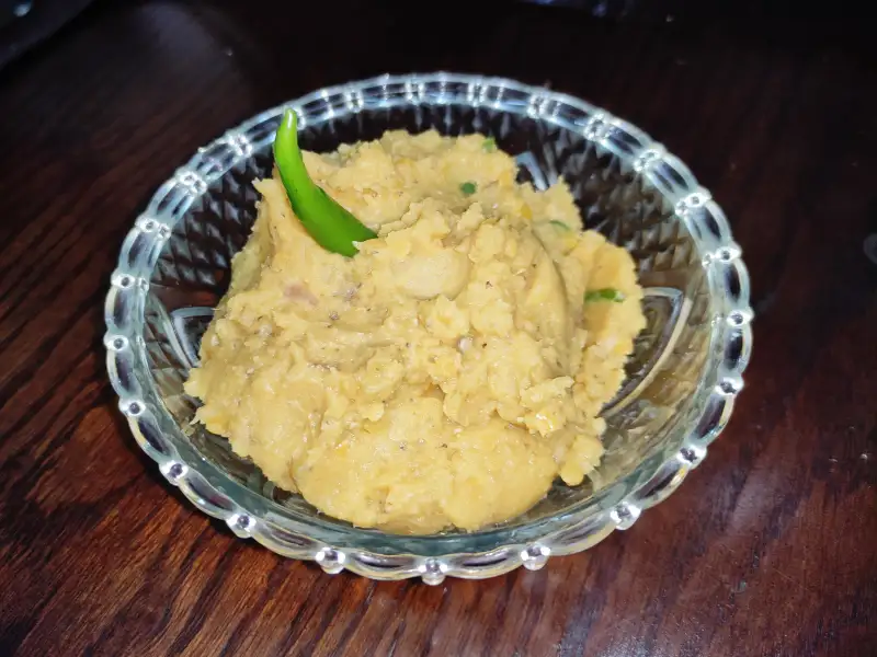 Purè di patate con latte condensato