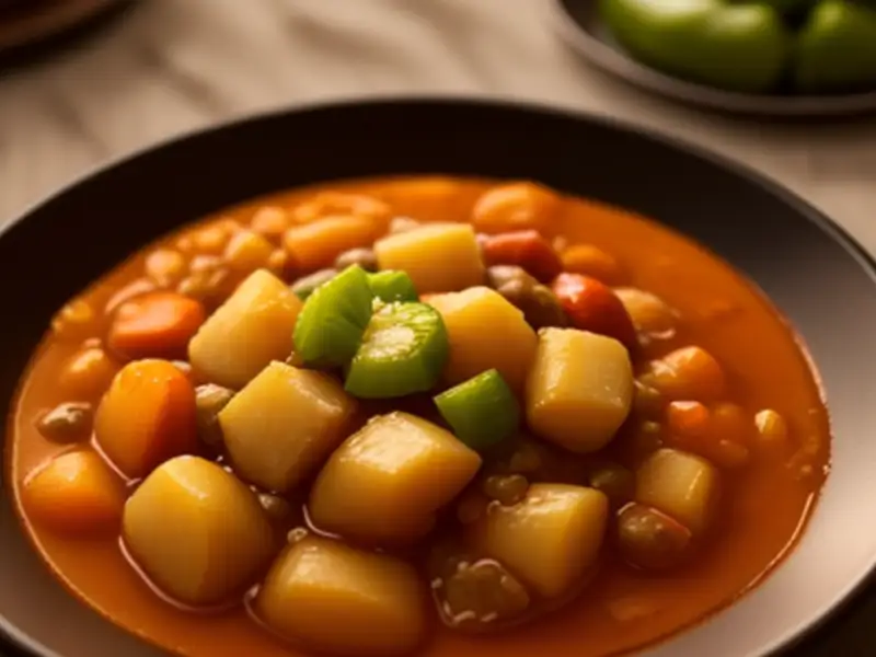 Ragoût persan de bœuf aux légumes