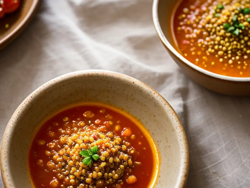 Rasam de tomate e cominho do sul da Índia