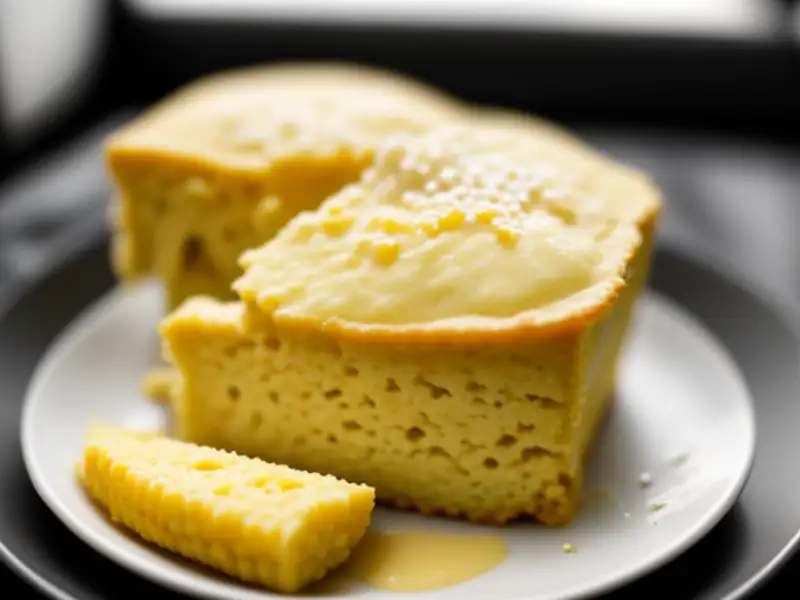 Recheio de pão de milho, mascarpone e sálvia