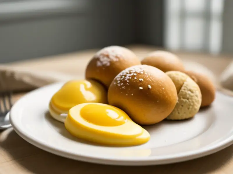 Brioche in Kugeln