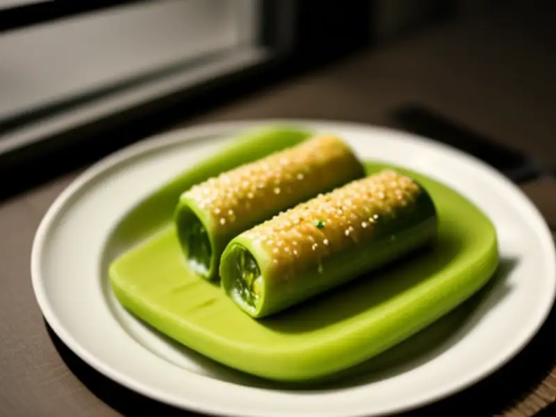Stuffed rice leaves with zucchini