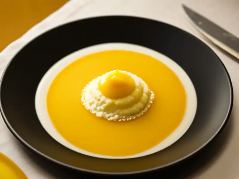 Ricotta met saffraan