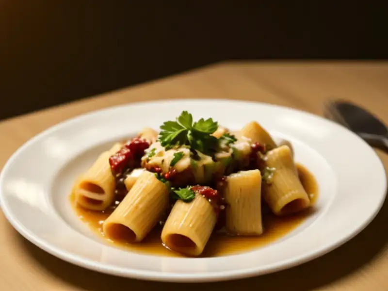 Rigatoni mit kalabrischer Sauce