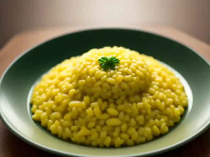Riso cubano con farina di mil (o farro).