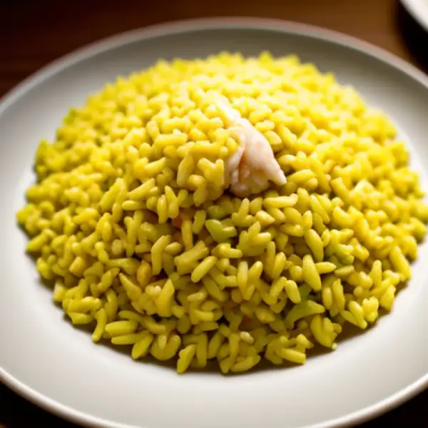 Riso saltato indonesiano con pollo (nasi goreng)
