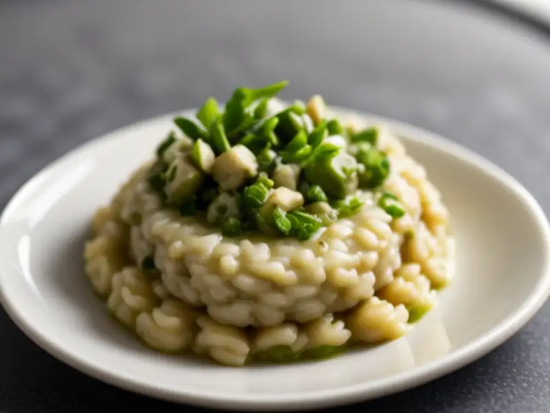 Risoto de champignons e queijo de ovelha