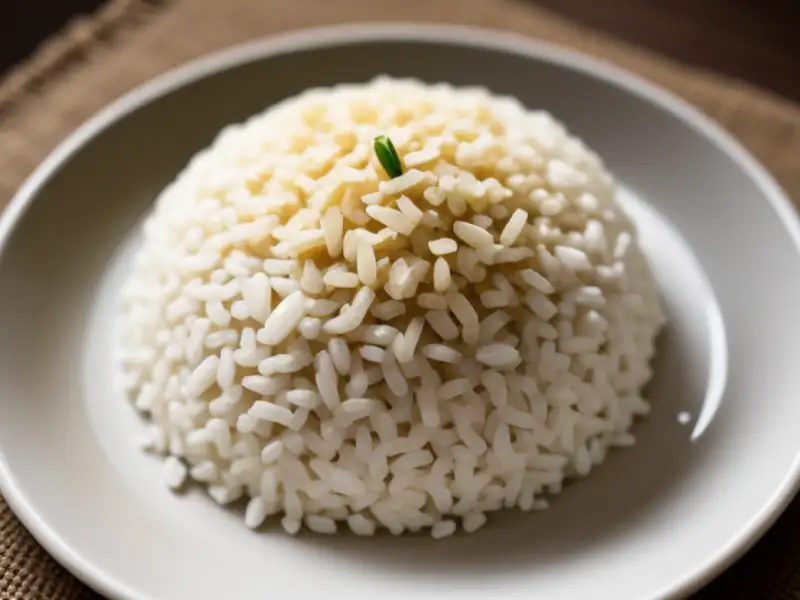 Riz au riz séché et noix de coco