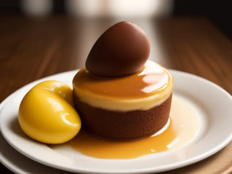 Rocambole de chocolate e creme