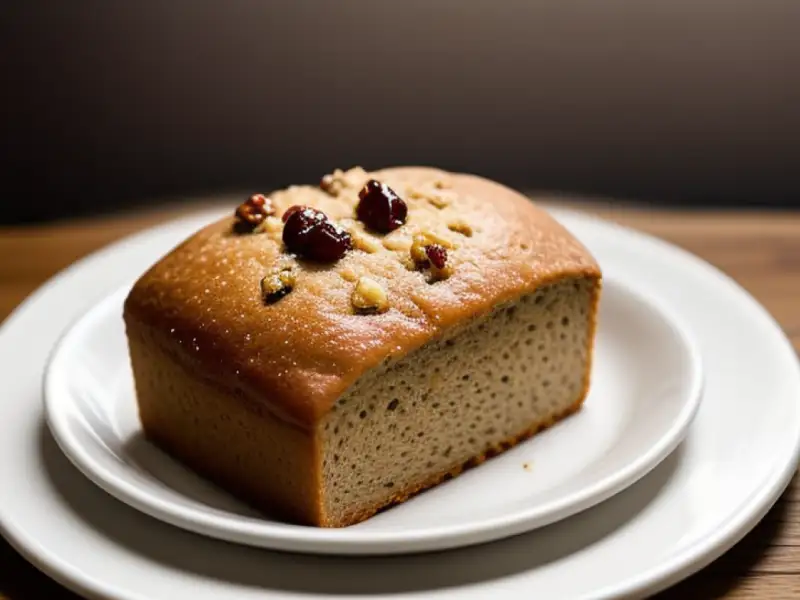 Roggebrood met gedroogde druiven