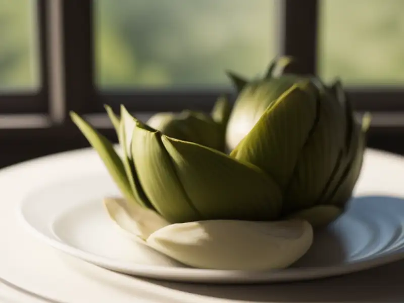 Roman-style globe artichoke