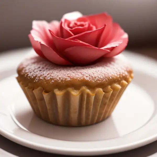 Muffins met roosjes